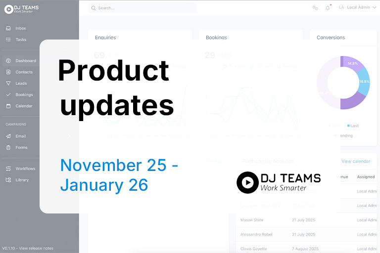Product updates for November 2025 – January 2026